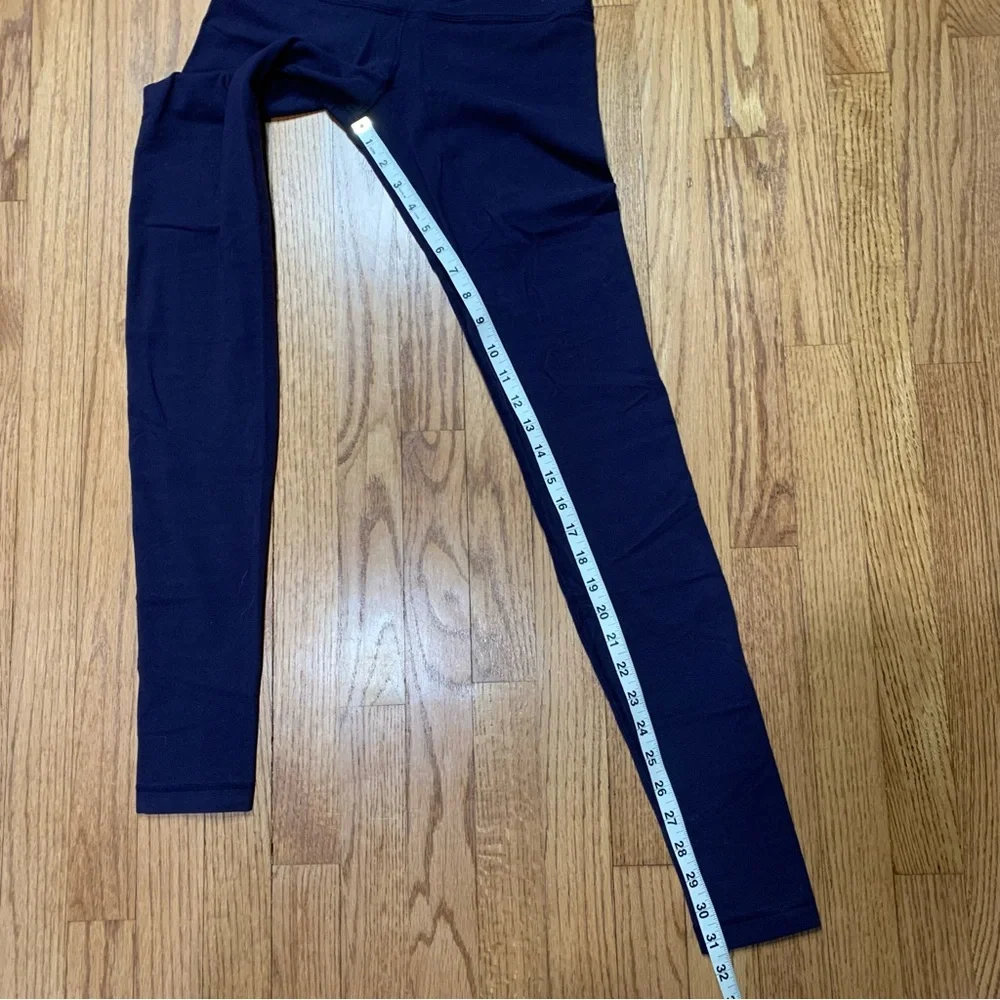 Lululemon Vintage Mid-Rise Full Length Leggings - Navy - Size 6